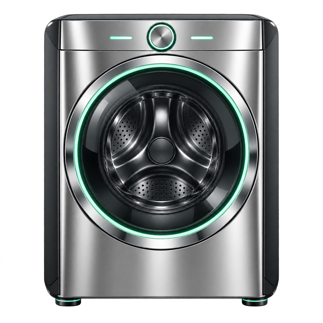 Chrome Laundr dryer with a rotating drum